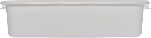 Carlisle FoodService Products N4401002 Comfort Curve™ Ergonomic Wash Basin Tote Box 5 Deep White