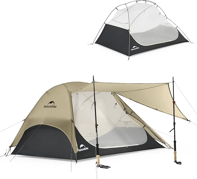 Naturehike Star River UL 2 Person Backpacking Tent Double Layer Waterproof Two Person Tents Lightweight Backpacking Cycling 2 Person Tent