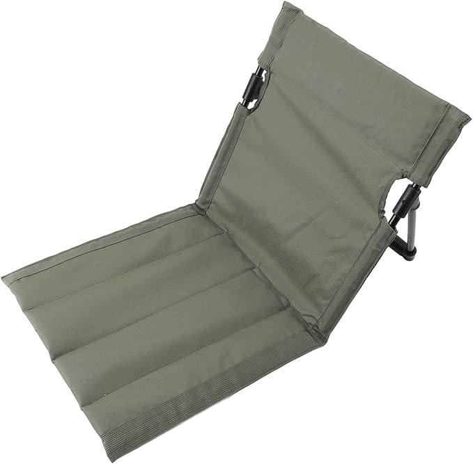 Camping Backrest Cushion Camping Folding Chair Cushion Backrest Casual Stylish Aluminium Alloy Folding Beach Chair for Outdoor Picnic (Dark Green)
