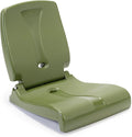 Step2 Foldable Adult Flip Seat Portable Outdoor Chair for Poolside Tailgating Camping Picnic Chair Provides Back Support When Sitting on Ground Olive