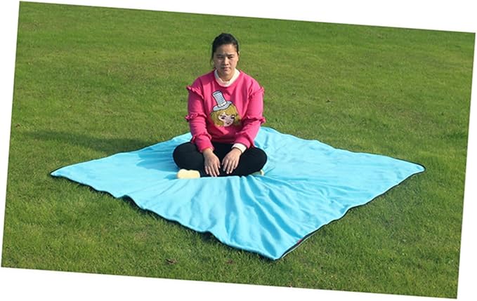 Lightweight Fleece Sleeping Bag for Winter Camping Multi-Purpose for Hiking Home Seat Cushion
