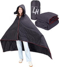 Outdoor Puffy Camping Blanket Lightweight Down Alternative Puffy Waterproof Stadium Blanket with Portable Bag Lightweight Camping Blanket for 2 People Cold Weather Sports Travel Car 79*54 inch