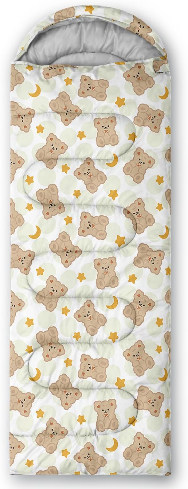 AILONEN Kawaii Panda Sleeping BagsLightweight &amp Waterproof3 Season Warm &amp Cool WeatherDreamy Purple Flower Animal Themed Sleeping Bags for BoysGirlsKidsAdults TravellingOutdoors