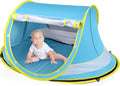 Baby Beach TentLarge Pop Up Beach Tent Sun Shade for BeachPortable Baby Travel Tent with Mosquito NetIndoor Baby Play TentUPF 50+ UV Protection Sun Shelters for Infants