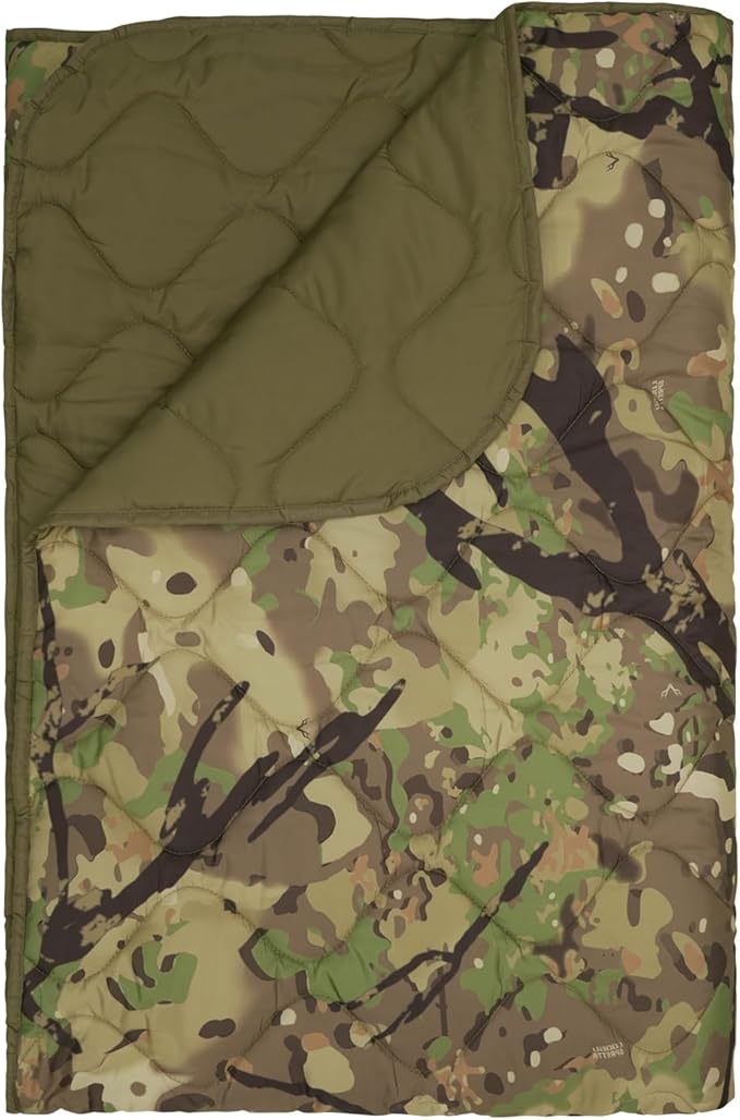 Poncho Liner Military Outdoor Camping Blanket for Travel Beach Grass Picnic Car Emergency Outdoor Survival