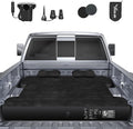 Truck Bed Air Mattress Full Size Truck Beds Inflatable Air Mattress Bed with Air Pump 2 Pillows Carry Bag Pickup Bed Air Mattress for Chevrolet Silverado Dodge Ram Ford Black