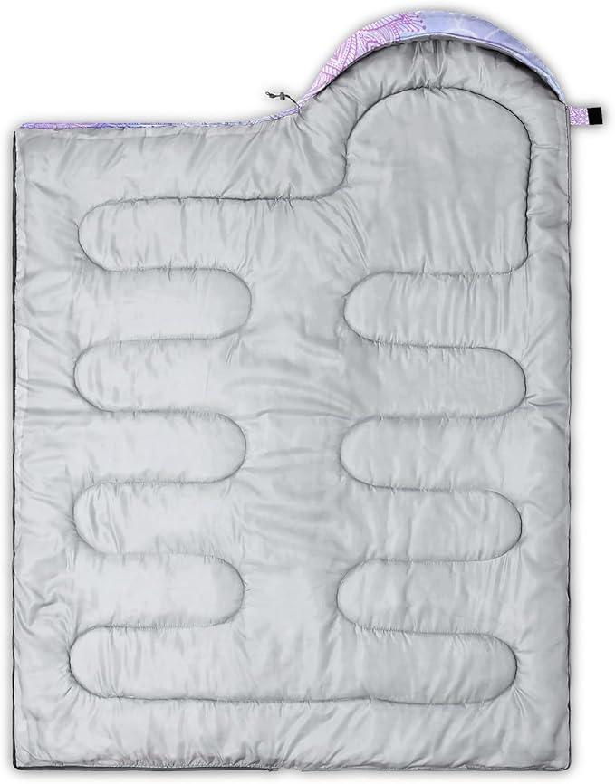 CVHOUSE Camping Sleeping Bags3 Season Warm &amp Cool WeatherLightweightWaterproof Sleeping Bags for Adults &amp KidsTravelingand OutdoorsCamping Gear Equipment