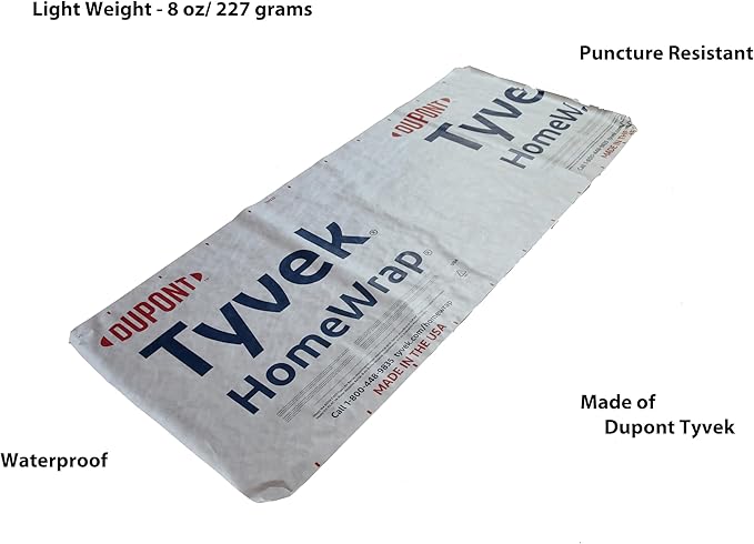 Ultralight Camping Tarp Backpacking Tarp Tyvek Sheet Tyvek Tent Footprint Tyveks House Wrap Tent Flooring Tyvekes Ground Cloth Camping Fly Multiple Sizes