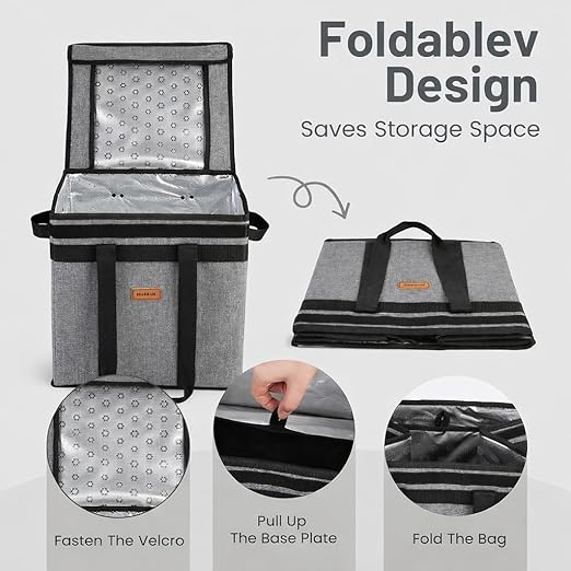 musbus Delivery Bag and Insulated Shopping Box Set