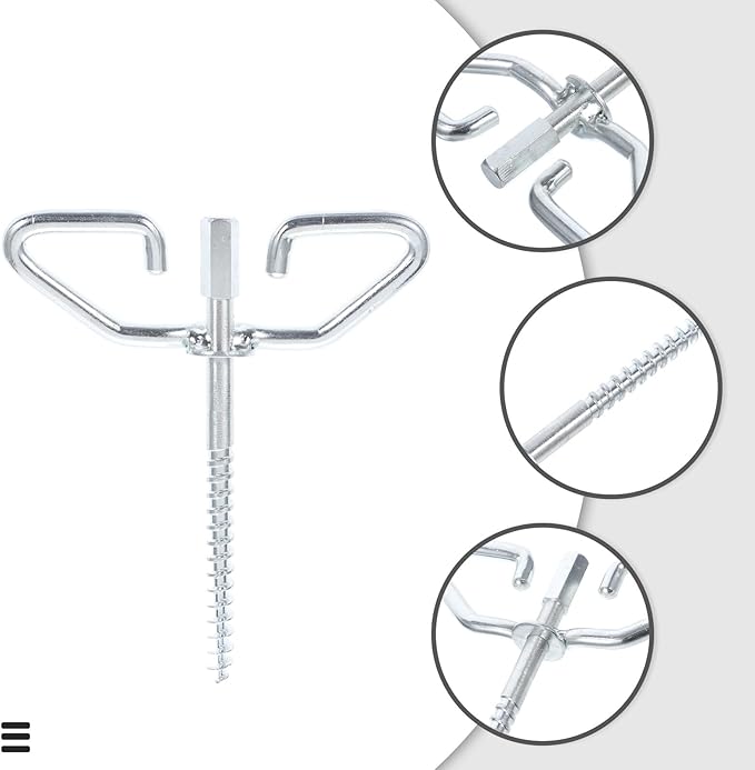 Electric Ice Fishing Tent Anchors with Rubber Covers Ground Stakes for Winter Ice House Fixing Easy Pull-Out Design for Secure Outdoor Shelter Stability