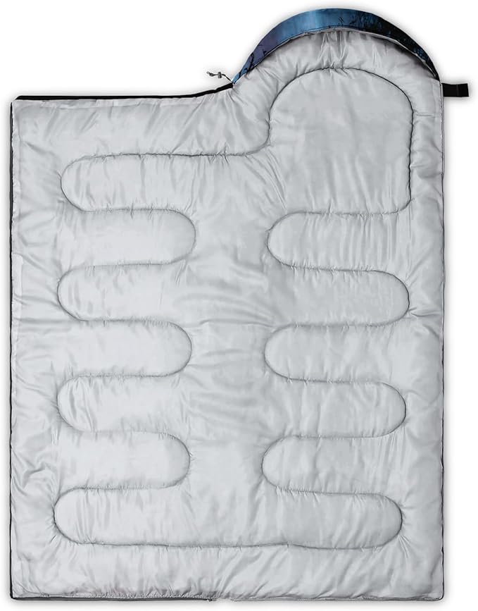 HOSIMA Dear Hunting Pattern Cold Weather Sleeping Bags for Kids AdultsBlack Light Weight Waterproof Sleeping Bags for Outdoors Hiking.