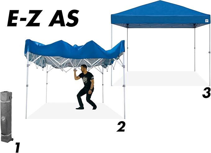 E-Z UP Patriot ONE-UP Technology Shelter 10' x 10' Royal Blue (PTSRB10)