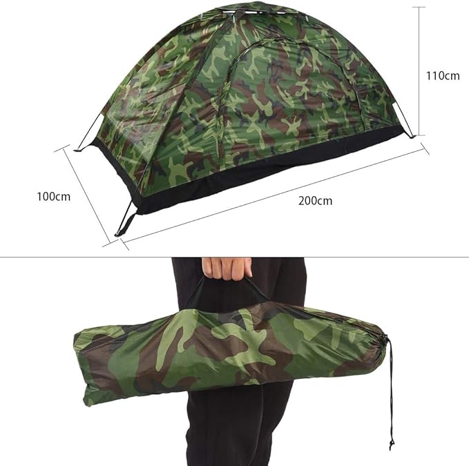 Outdoor UV Waterproof One Person Tent Backpacking Tent Camping Tent for Camping Hiking