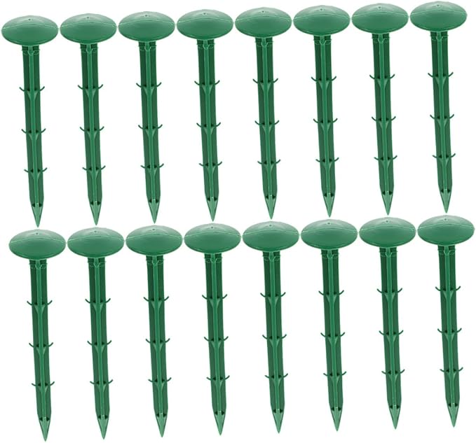 DECHOUS 150pcs Plastic Garden Stakes Ground Nails Versatile for Gardening and Tent Uses