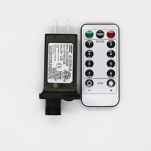 2 Pcs 8 Mode Light LED Transformer 30V LED Controller Class 2 Power Supply Low Voltage Transformer US Plug Adapter Replacement for String Light