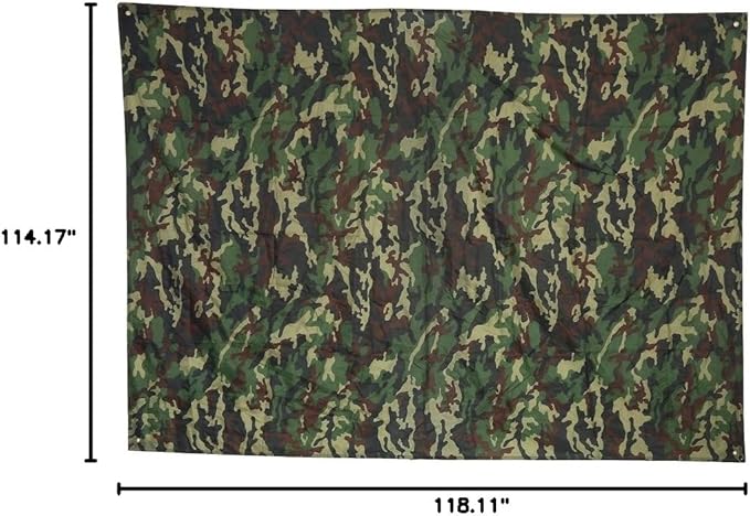 Camping Shelter Tent Tarp Outdoor Portable Lightweight Rainproof Mat RainTent(3 * 2.9m)