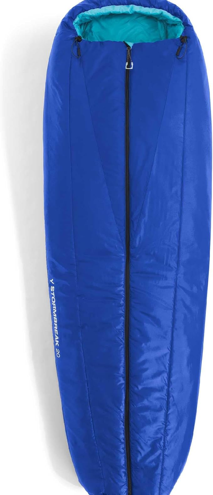 THE NORTH FACE Teen Stormbreak 20F / -7C Backpacking Sleeping Bag - Water Repellent Fully Insulated Includes Stuff Sack TNF Blue/River Ice Regular