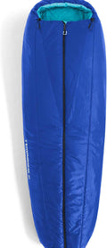 THE NORTH FACE Teen Stormbreak 20F / -7C Backpacking Sleeping Bag - Water Repellent Fully Insulated Includes Stuff Sack TNF Blue/River Ice Regular