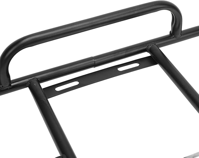 Universal Food Delivery Box Rack Rear Grille Heavy Duty Iron Bracket for Electric Bike and Motorcycle Sturdy Delivery Food Box Base with High Load Capacity