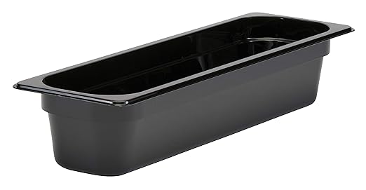 Food Pan 1/2 X 4 Camwear Long Black