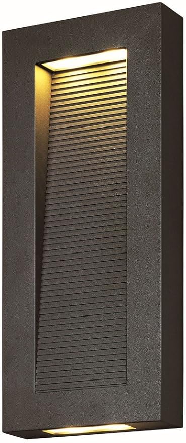 Maxim 54352ABZ Avenue ADA Compliant Dark Sky LED Outdoor Wall/Pocket Sconce 4-Light 16 Total Watts 16H x 7W Architectural Bronze
