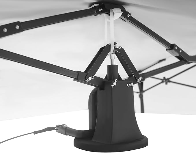 13.78x7.2ft Car Canopy Umbrella Car Sun Shade Umbrella Cover Tent with Wind-Proof Ropes Portable Folding Roof Tent for Cars Protection (Silver Grey)