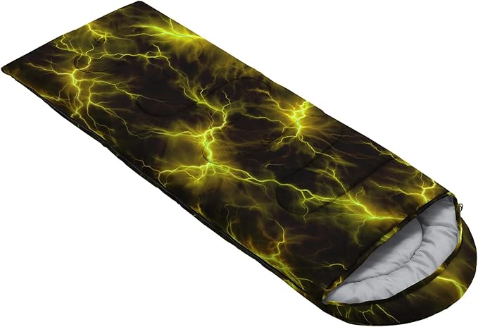 QOOMO Camping Sleeping Bags3 Season Warm &amp Cool WeatherLightweightWaterproof Sleeping Bags for Adults &amp KidsTravelingand OutdoorsCamping Gear Equipment