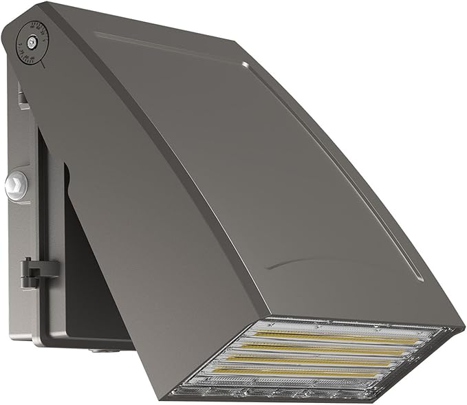 40W LED Wall Pack Light with Dusk to Dawn Photocell 5600LM 5000K Daylight 100-277Vac 90° Adjustable Full Cut-Off Wall Pack Waterproof Outdoor Security Lighting for Barn Warehouse UL Listed1 Pack