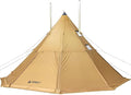 POMOLY Tipi Tent Camping Hot Tents Bromance 70 Pyramid with 3 Stove Jacks for 2-4 Person Hiking Hunting