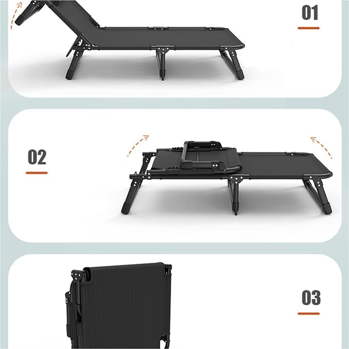 Folding Bed Office Lunch Break Folding Sheet Single Bed Home Simple Lunch Break Bed Outdoor Multi Functional Rest Leisure Bed for Outdoor Travel Home Office