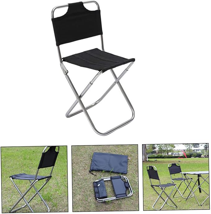 Fishing Chair Portable Stool Lawn Chair Camping Essentials Construction Folding for Travel