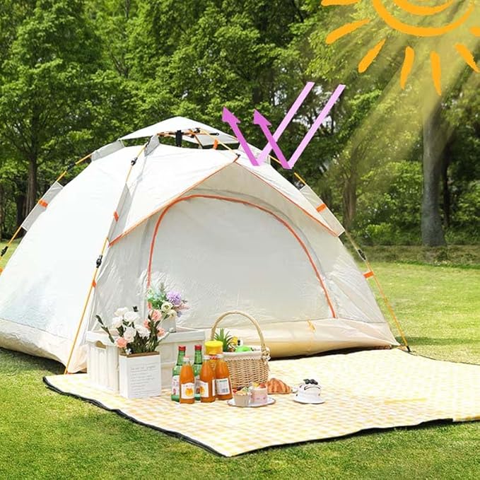 Pop Up Tents for Camping Backpacking Tents 2-3 Person Instant Tents &amp Family Reactive Outdoor Tent for Hiking Backpacking Easy Setup