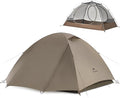 Naturehike Cloud River Tent [2025 Upgrade] - 2-3 Person Lightweight Backpacking Tent Black Coating for Sun Protection Windproof &amp Rainproof Easy Setup for Camping Hiking Travel Double Layer Te