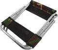 BESPORTBLE Camping Seat Portable Folding Chair Metal Frame Fishing Stool Compact for Storage