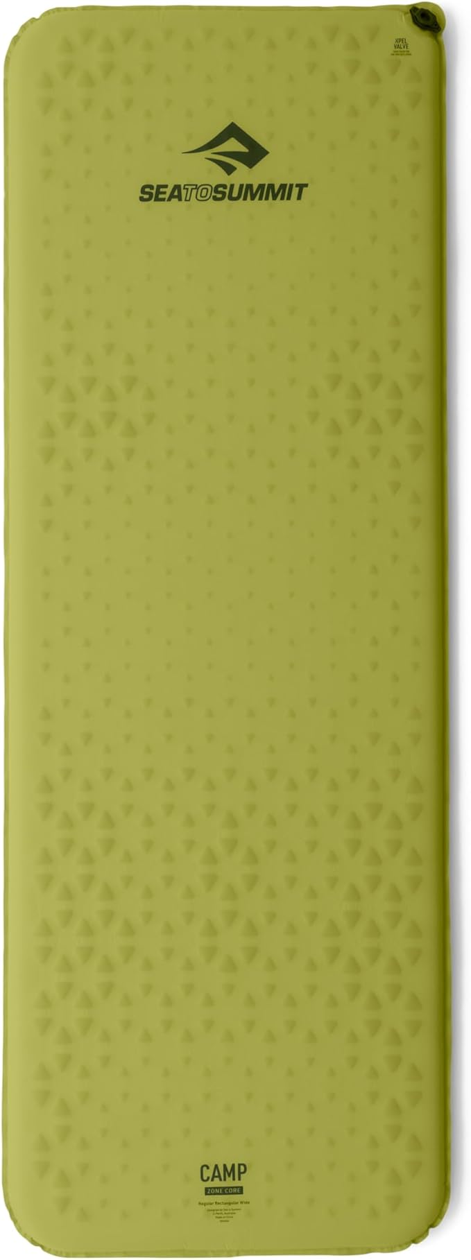 Sea to Summit Camp Self-Inflating Foam Sleeping Mat for Camping and Backpacking - Rectangular - Regular (72 x 25.2 x 1.5 inches)