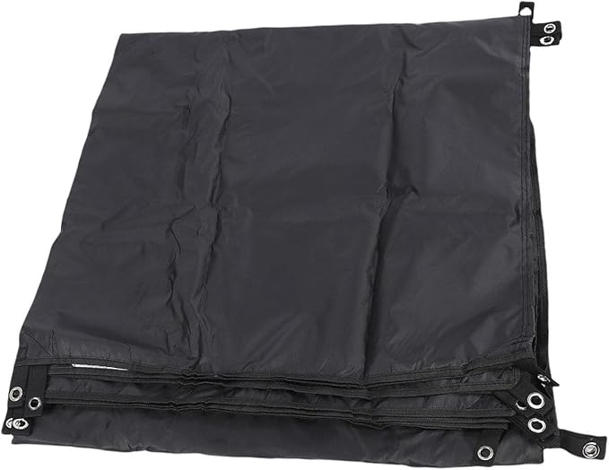 Tent Tarp Multifunctional Rain Proof Sun Proof Camping Awning with Ground Nails Wind Proof Ropes for Outdoor Activities Camping Picnics Polyester Material Lightweight Portable (S)