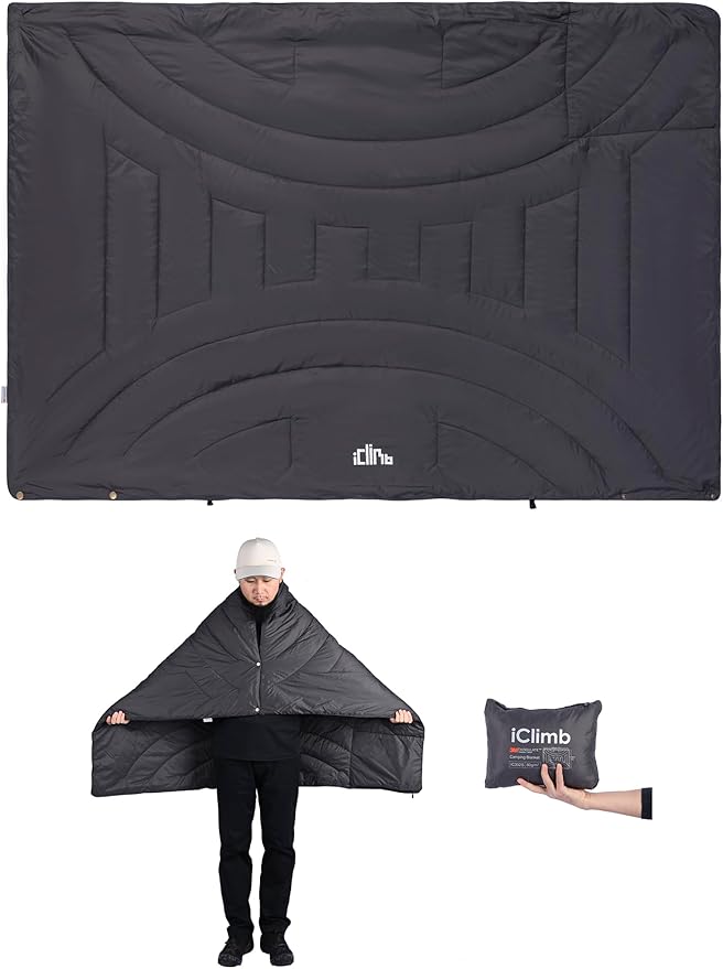 iClimb 3M Thinsulate Insulation Warm Camping Blanket Ultralight Compact