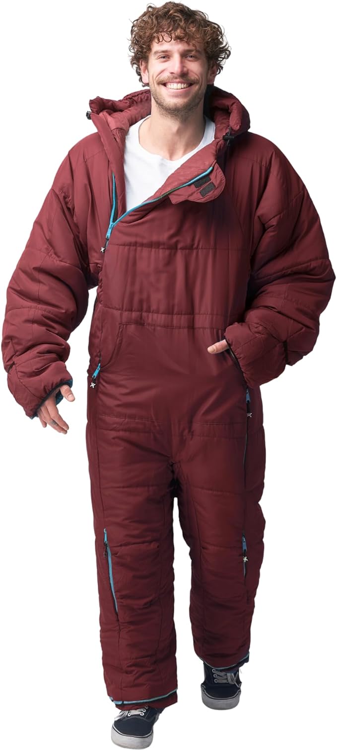 Selk'bag Original Wearable Sleeping Bag - Outdoor &amp Indoor Sleeping Bags - Sleeping Bag Suit - Temp Rating 35 to 44 Degrees F
