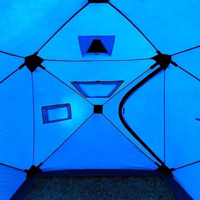 Winter Ice Fishing Tent Large Winter Ice Fishing Tent Warm Camping Tourist Cotton Tent 240 * 240 * 190cm