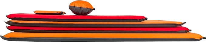 Teton Camping Seat Cushion Stadium Seat Office Chair Car Pad Inflatable Orange