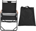 Portable Folding ChairBeach Chair Excellent Load Capacity Ergonomic Comfortable Camping Chair for Sports Garden Beach Fishing