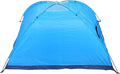 Luxshiny Two Person Winter Backpacking Tent Single Layer Lightweight Sky Blue Outdoor Shelter for Hiking Beach Park Recreation
