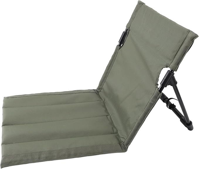 Camping Backrest Cushion Camping Folding Chair Cushion Backrest Casual Stylish Aluminium Alloy Folding Beach Chair for Outdoor Picnic (Dark Green)