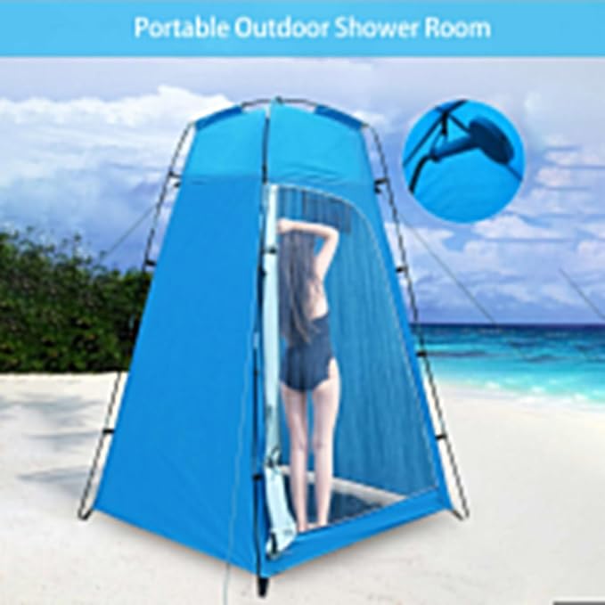 Pop Up Privacy Shower Tent Portable Outdoor Camping Bathroom Toilet Tent Changing Dressing Room Privacy Shelters Room Lightweight &amp Sturdy Foldable for Outdoors Indoors
