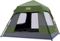 OutdoorMaster Updated Camping Tents 4/6 Person Camping Tent with Blackout Shelter Technology Easy Setup in 60 Seconds Weatherproof Pop Up Tent with Top Rainfly Instant Cabin Tent
