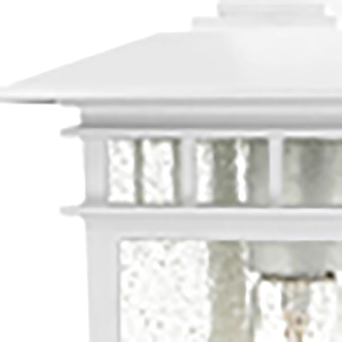 Nuvo Lighting 60/4954 Traditional One Light Hanging Lantern from Cove Neck collection in White finish