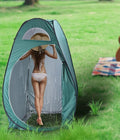 Camping Shower Tent Portable Outdoor Pop-up Toilet Dressing Fitting Room Privacy Shelter Tent Army Green (3.94 x 3.94 x 6.23)'