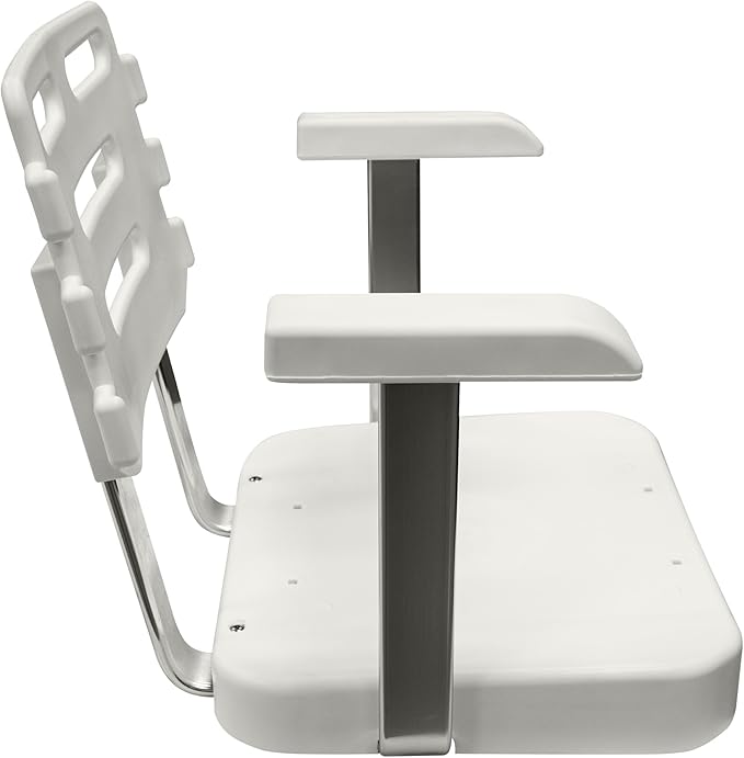 Wise 8WD562-1-710 Ladder Back Helm Chair Seat Shell with Mounting Plate No Cushions