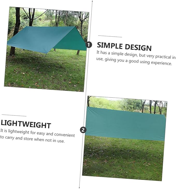 1Set Canopy Tent for Outdoor Travel Durable Camping Shelter for People UV Protection Lightweight Design for Hiking Picnics and Beach Use