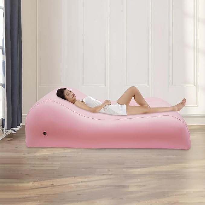 PVC Inflatable Bed BBL Mattress Bed BBL Blow Up Mattress with Built-in Pump Inflatable Couch After Surgery for Post Surgery Recovery Sleep